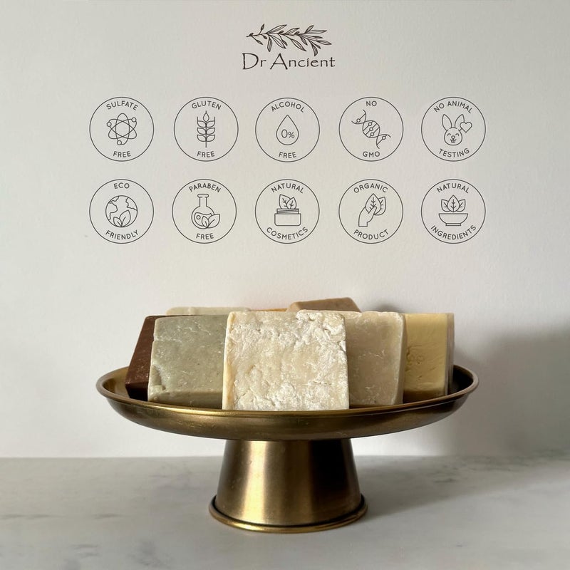 Dr.Ancient Bittim Soap + Aleppo Soap Organic Natural Vegan Traditional Handmade Antique - Absolutely No Chemicals! - Image 2